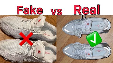 pictures of fake nike shox|false nike shoe labels.